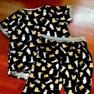 NWOT Super cute CAT capri summer pjs w/short sleeves